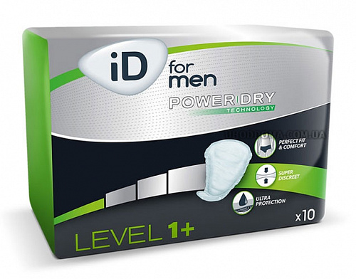 Урологічні вкладиші для чоловіків iD for Men Level 1+ (10 од.)