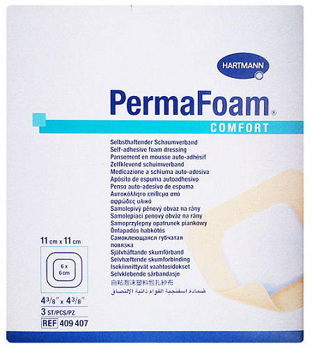 Сорбционная повязка PermaFoam comfort 15х15 см