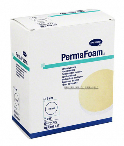 Сорбційна повязка PermaFoam d 6 см