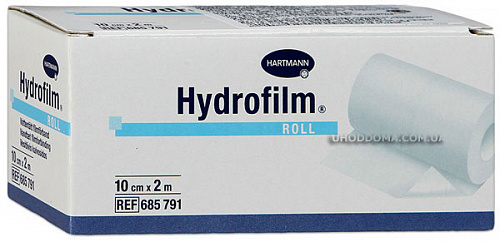 Прозрачная пленочная повязка Hydrofilm Roll 10 см х 2 м