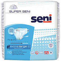 Подгузники Super Seni Air 4 Extra Large в талии 130-170 см (10 шт.)
