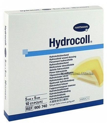 Гидроколлоидная повязка Hydrocoll 5x5 см