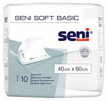 Пеленки Seni Soft Basic 40x60 см (10 шт.)
