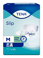 Підгузники TENA Slip Super 2 Medium в талії 70-120 см (10 од.)